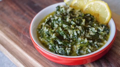 Spinach And Rice Recipe