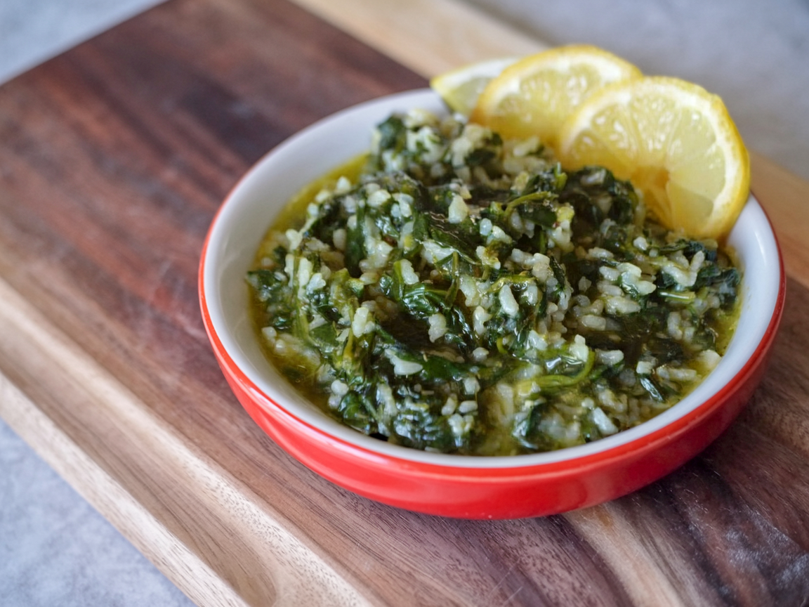 Spinach And Rice Recipe
