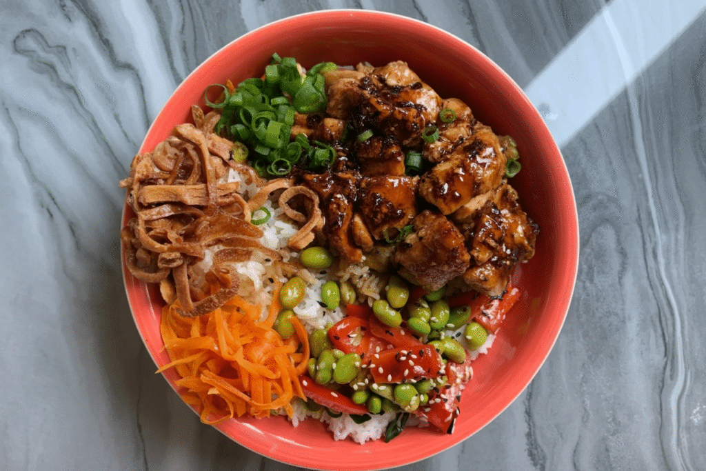 Teriyaki Chicken Rice Bowl Recipe