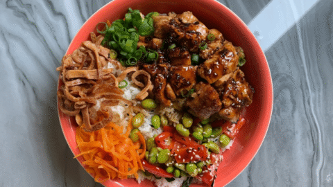 Teriyaki Chicken Rice Bowl Recipe
