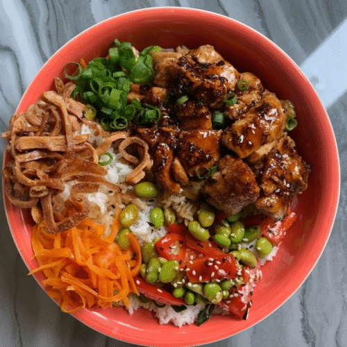 Teriyaki Chicken Rice Bowl Recipe
