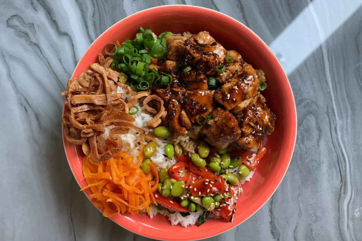 Teriyaki Chicken Rice Bowl Recipe