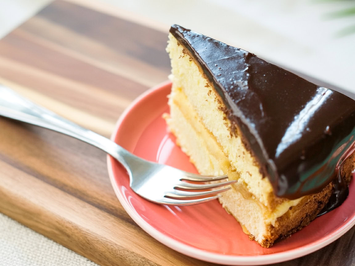 Boston Cream Pie Cake Recipe