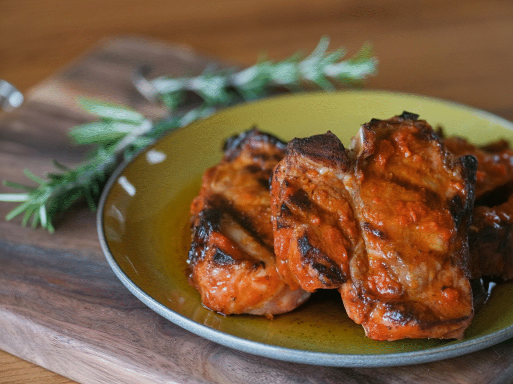 Lamb Chops With Harissa