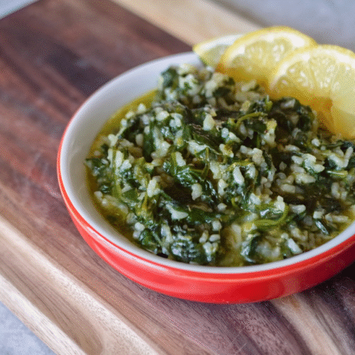 Spinach And Rice Recipe