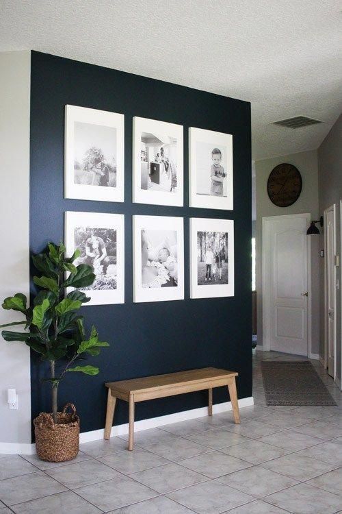 Six Black and White Photos Create a Dramatic Gallery Wall