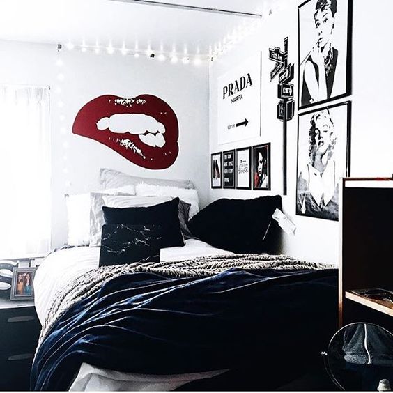 Bold Red Lips Decal Adds a Pop of Color