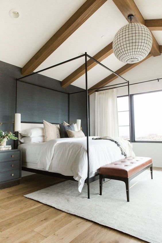 Define Your Bedroom with a Four-Post Bed Frame