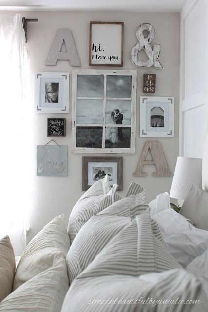 Large Monogram Letters Add Personal Touch to Gallery Wall