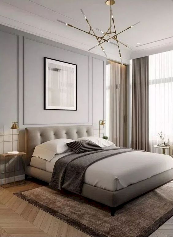 Anchor Your Bed with Framed Artwork