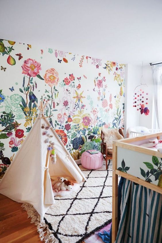 Cream Teepee Adds a Cozy Play Nook