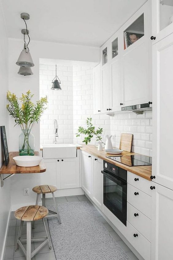Gain Extra Space with a Fold-Down Countertop