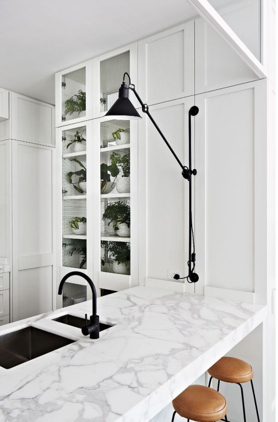 Glass-Front Cabinets Showcase Your Plant Collection