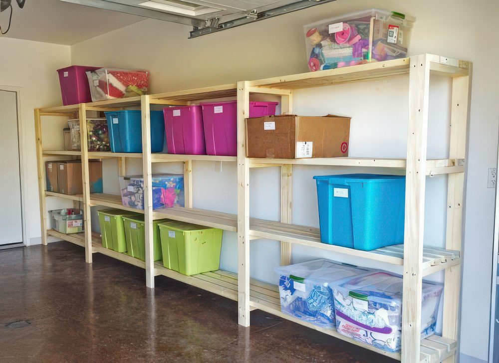 Brightly Colored Bins for Easy Item Sorting