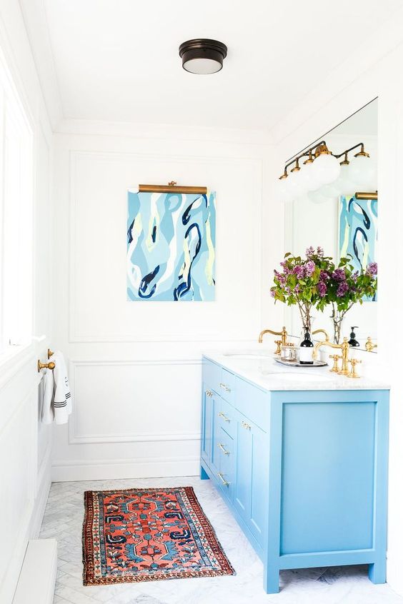 Introduce Color with Abstract Artwork
