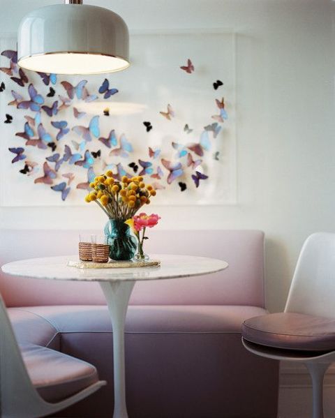 Butterfly Wall Decals Create a Whimsical Swarm