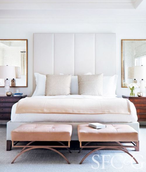 Tufted Ottomans Add Soft Seating and Style