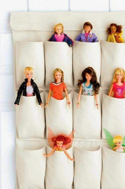 Hanging Shoe Organizer for Doll Storage