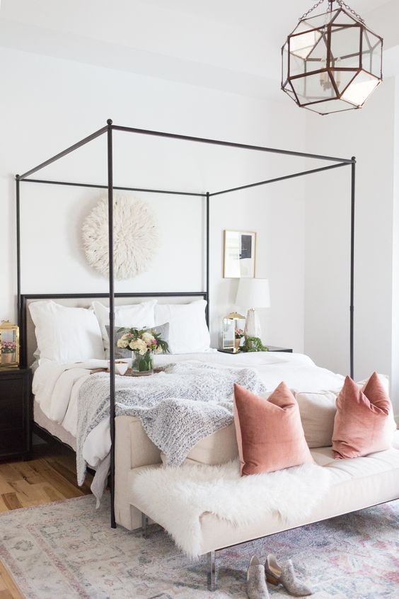 Introduce Architectural Interest with a Four-Post Bed Frame