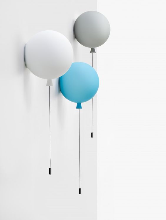 Balloon Wall Lights for Playful Room Accents