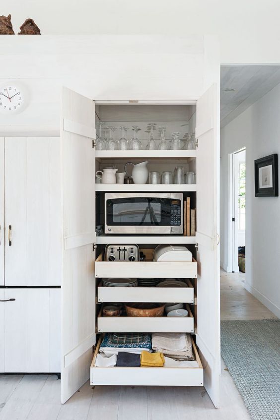 Pull-Out Drawers For Toaster and Small Appliances