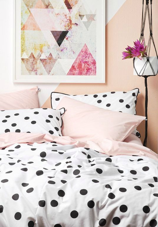 Introduce Playful Pattern with a Polka Dot Duvet