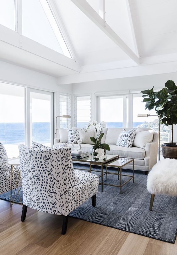Patterned Accent Chairs for Bold Contrast