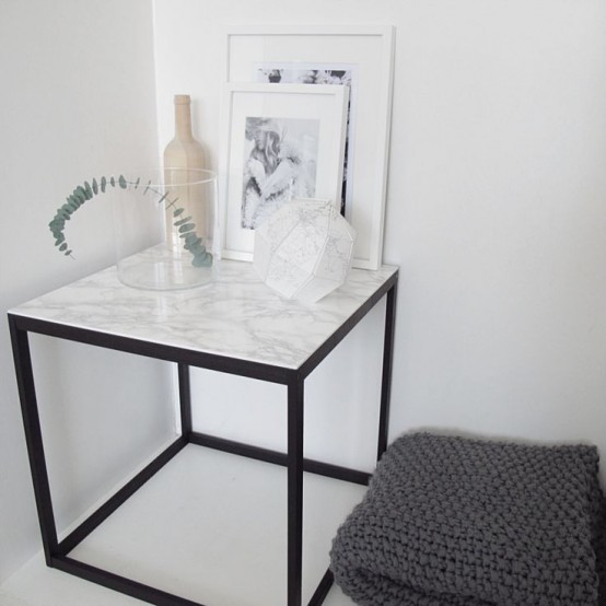 Geometric Sphere Accents Framed Art