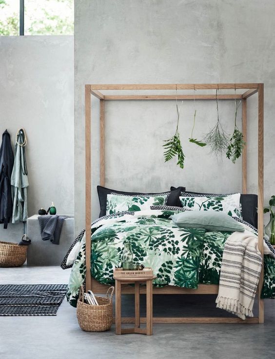 Drape Greenery from Your Canopy for a Natural Touch