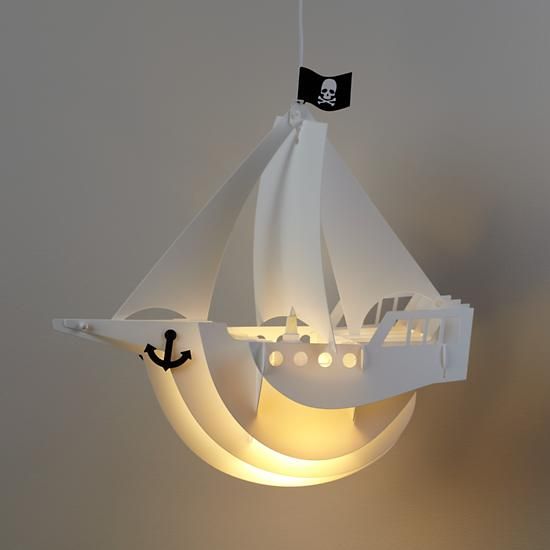 Pirate Ship Pendant Light for Adventurous Decor