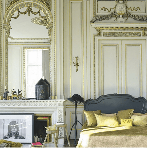 Frame Your Fireplace and Add Grandeur with an Ornate Arch Mirror