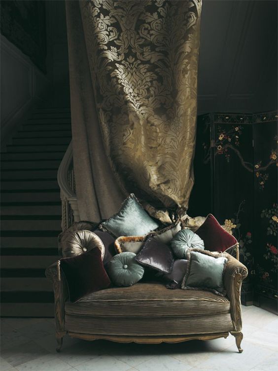 Layered Velvet Pillows Add Plush Comfort and Color