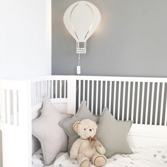 Hot Air Balloon Wall Light for Nursery Ambiance