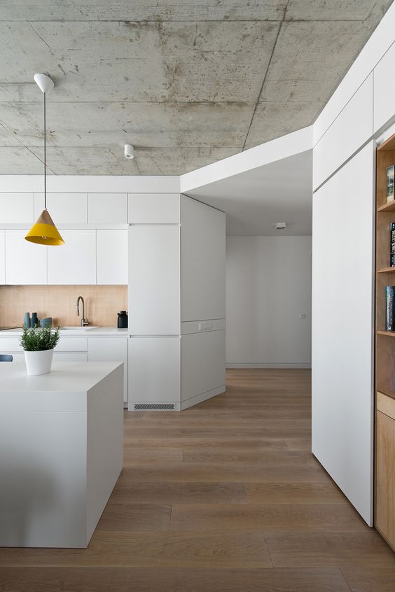 Incorporate a Bright Yellow Pendant Light for a Pop of Color