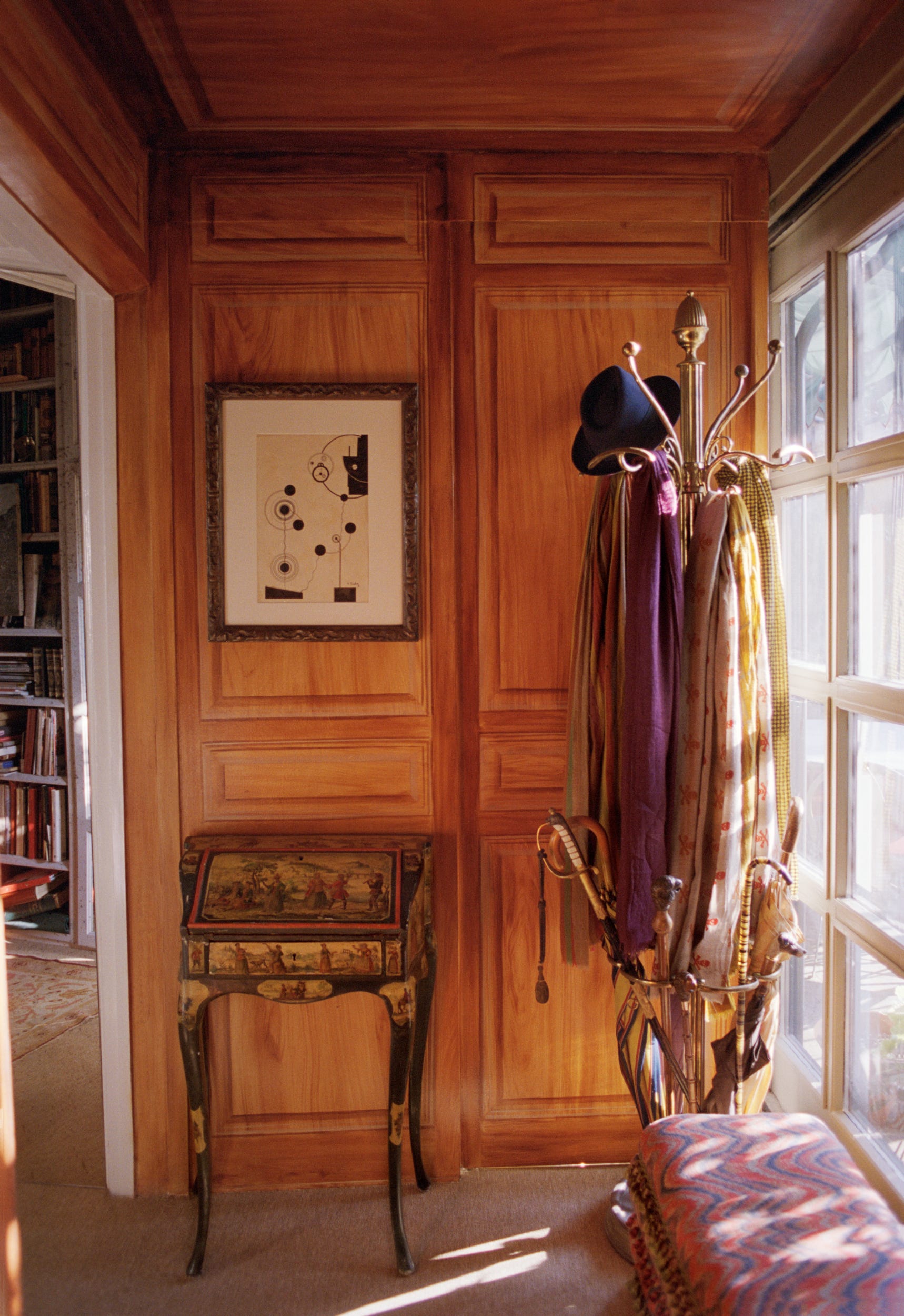 Ornate Brass Coat Stand for Accessible Essentials