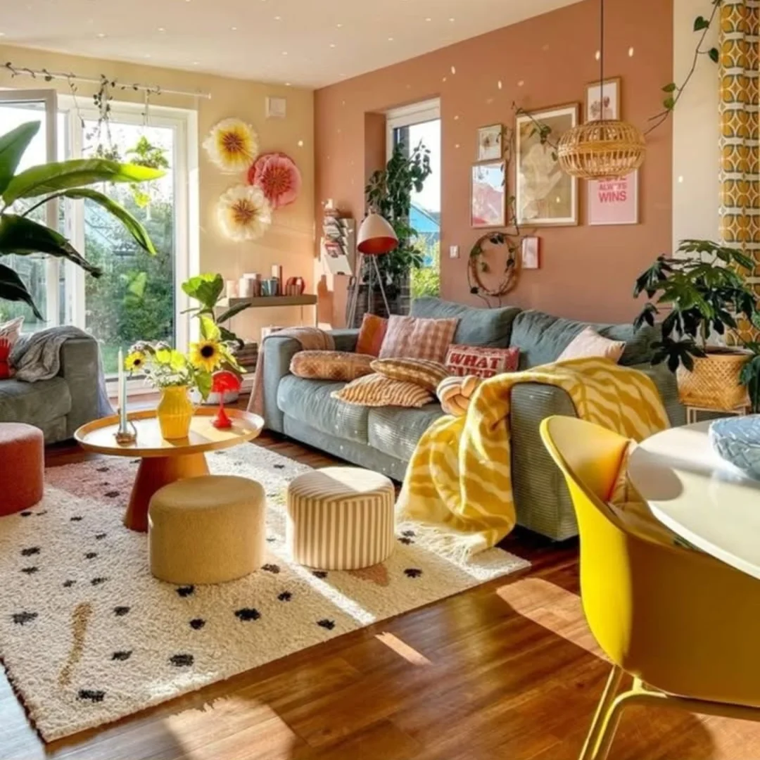 Bring Sunshine With Sunflowers on a Pedestal Coffee Table