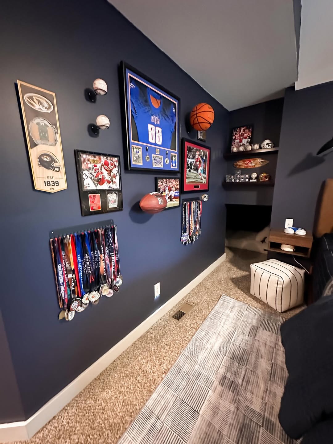 Medal Display Rack for Showcasing Sports Achievements