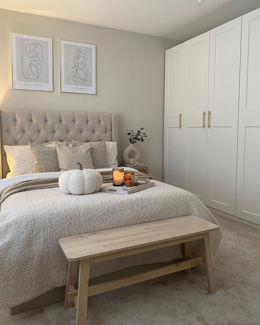 Textured Pumpkin Adds Seasonal Whimsy to Your Bed