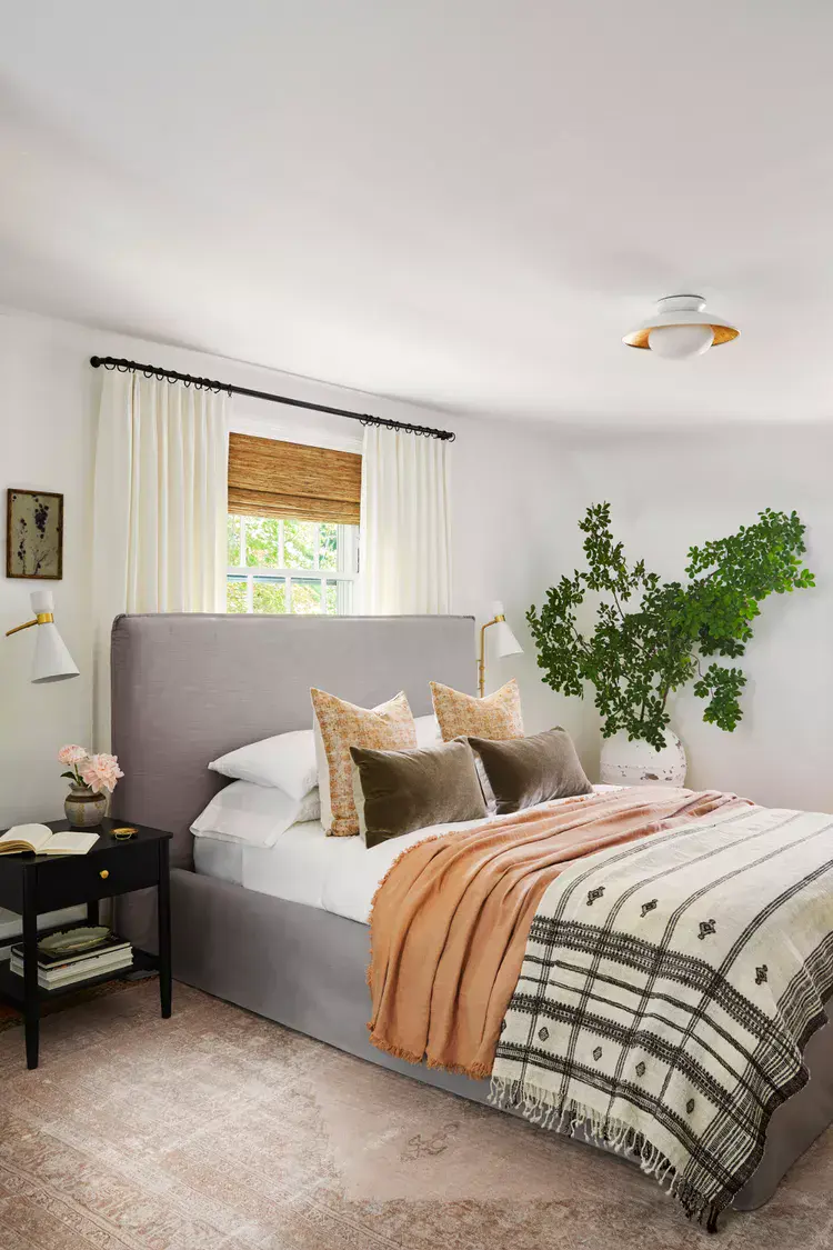 Large Floor Vase With Dramatic Greenery Adds Organic Height