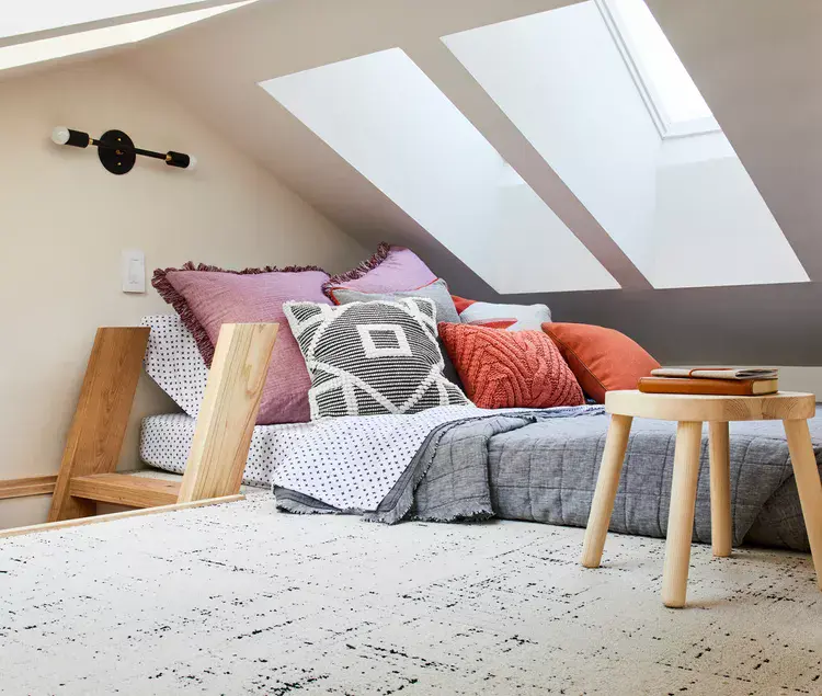 Wooden Crate-Style Bed Frame Adds Natural Texture