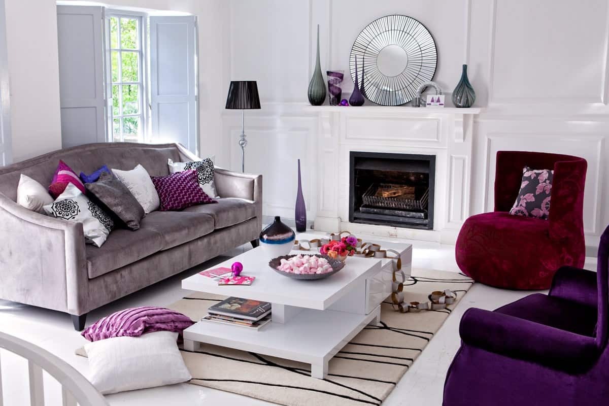 Layered Coffee Table Books Add Height and Interest