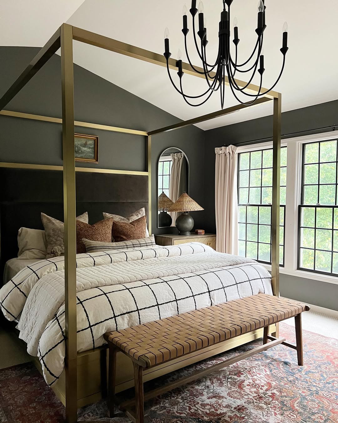 Gold Canopy Bed Frame for a Luxurious Touch
