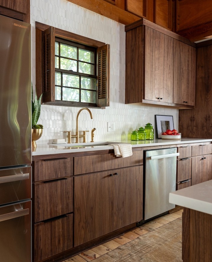 Group Glass Jars on Your Countertop for Cheerful Color