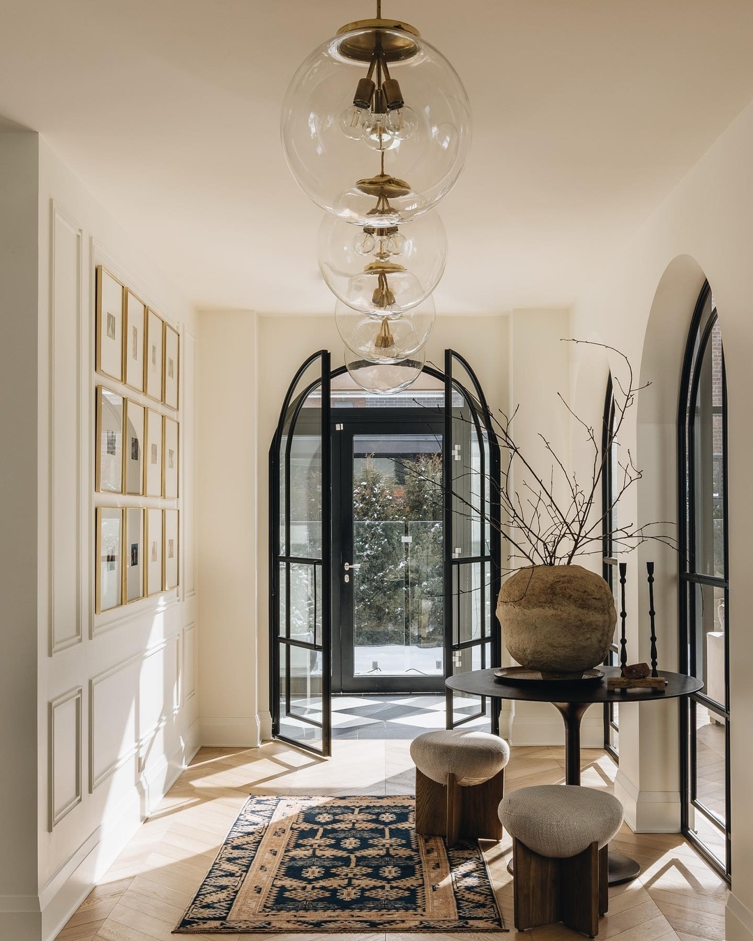 Draw the Eye Upward with a Sculptural Glass Pendant Light