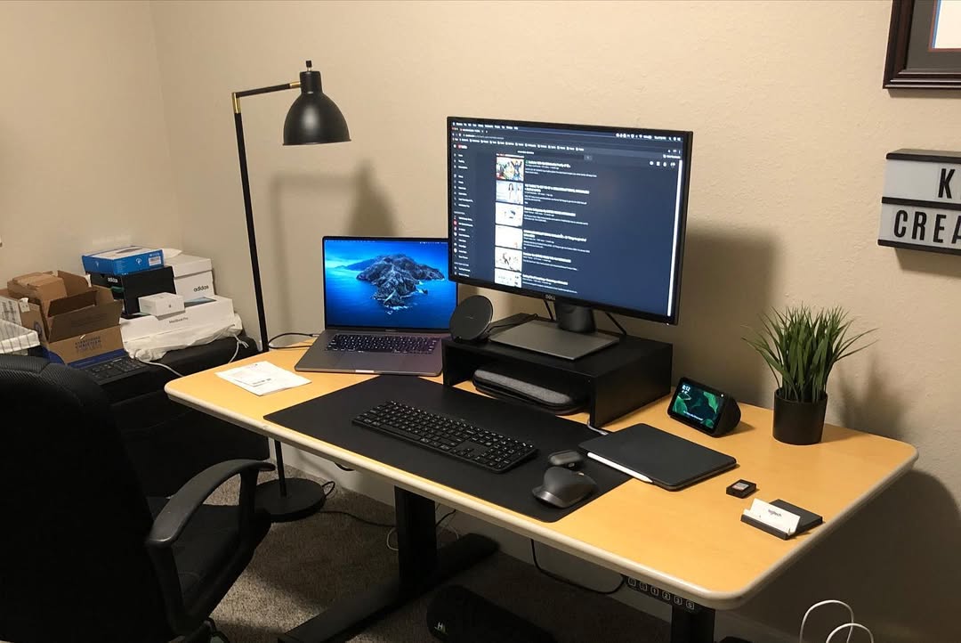 Clear Your Desk Surface with an Adjustable Monitor Stand