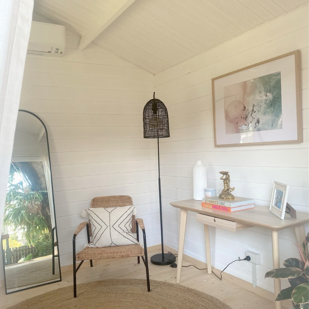 Floor Lamp With Birdcage Shade Adds Industrial Flair