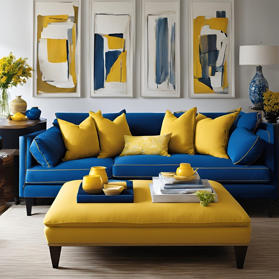 Choose a Yellow Ottoman for Coffee Table and Storage