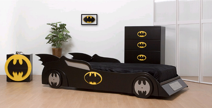 Batman-Themed Furniture Creates a Superhero's Sanctuary