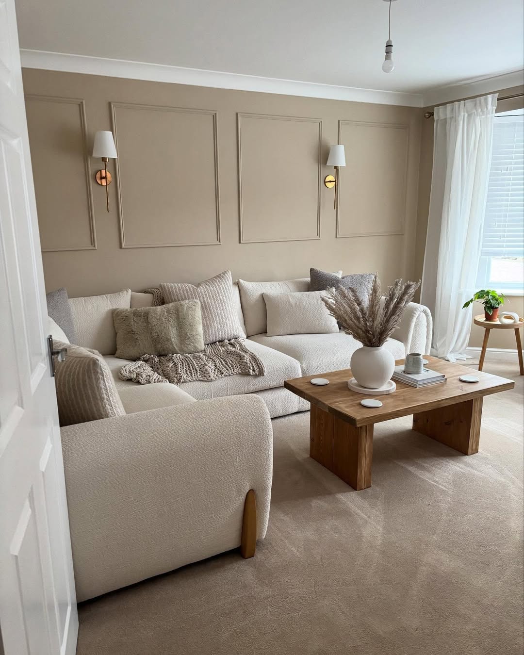 Anchor Your Space with a Square Wooden Coffee Table