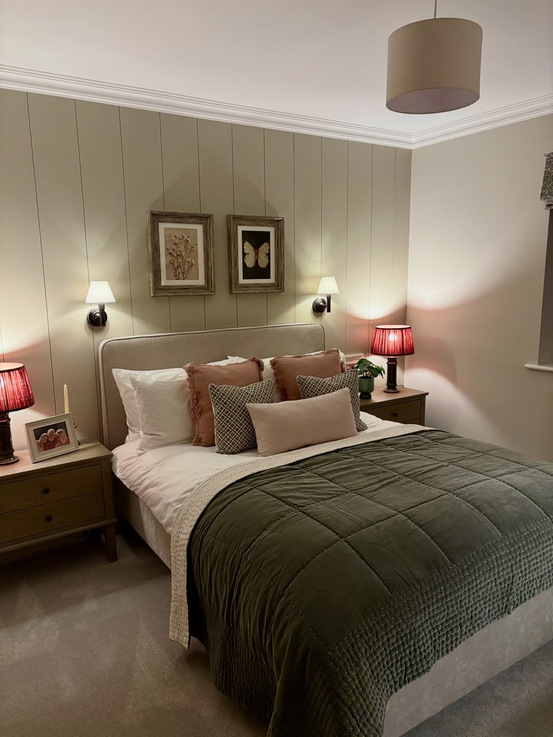 Frame Botanical Art for Natural Symmetry Above the Bed